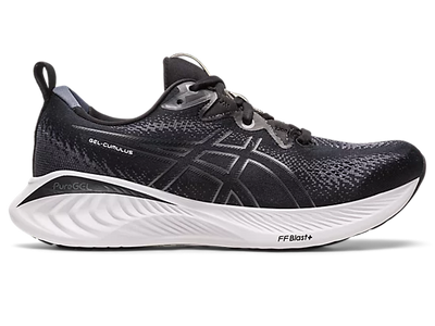 Asics Womens Gel Cumulus 25 Wide- Black/White (1012B439-002)