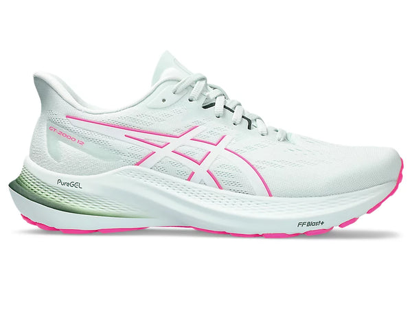 Asics Womens GT-2000 12 Wide- Pure Aqua/White (1012B504-300) – The