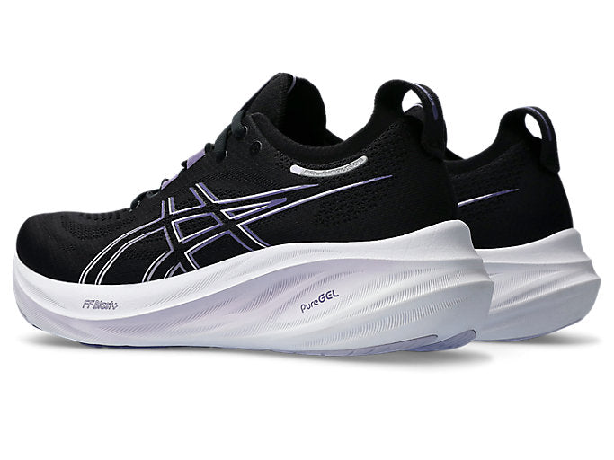 Asics Womens Gel Nimbus 26- Black/Dusty Purple (1012B601-003