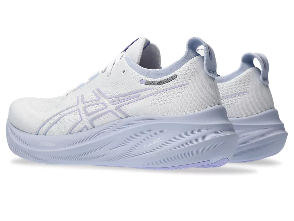 Asics Womens Gel Nimbus 26- White/Fresh Air (1012B601-100)