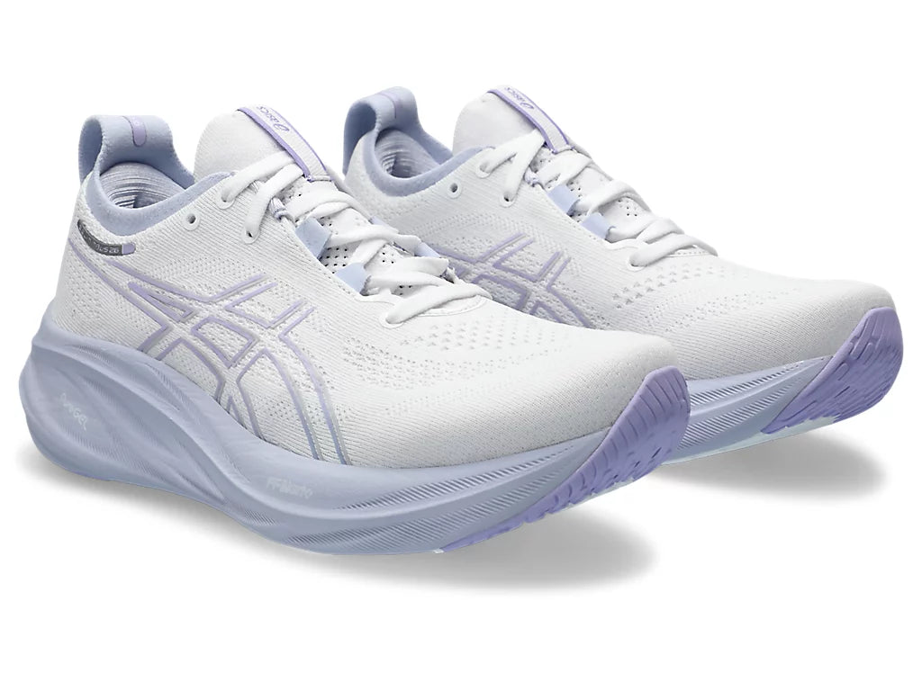 Asics Womens Gel Nimbus 26- White/Fresh Air (1012B601-100)