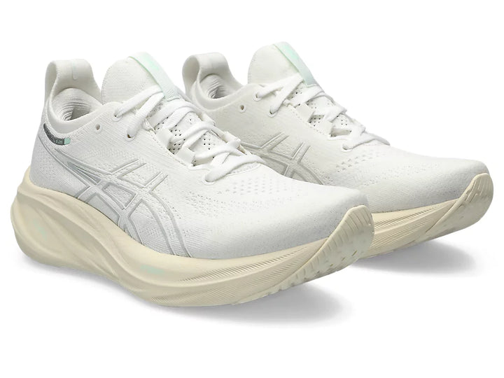 Asics Womens Gel Nimbus 26- White/White (1012B601-101)