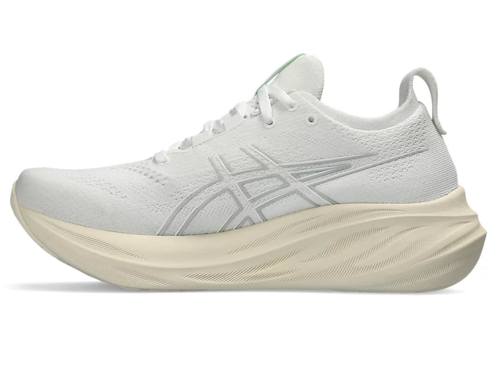 Asics Gel Nimbus 26 para mujer - Blanco/Blanco (1012B601-101) 