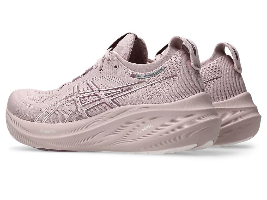 Asics Womens Gel Nimbus 26 Wide - Watershed Rose/White (1012B602-700)