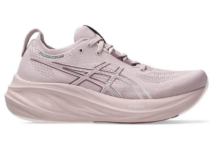 Asics Womens Gel Nimbus 26 Wide - Watershed Rose/White (1012B602-700)