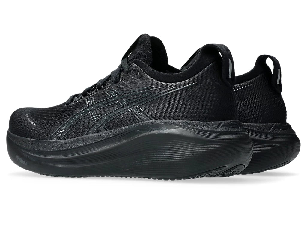 Women's ASICS Gel-Nimbus 27 - Black/Graphite Grey