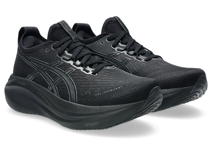 Women's ASICS Gel-Nimbus 27 - Black/Graphite Grey