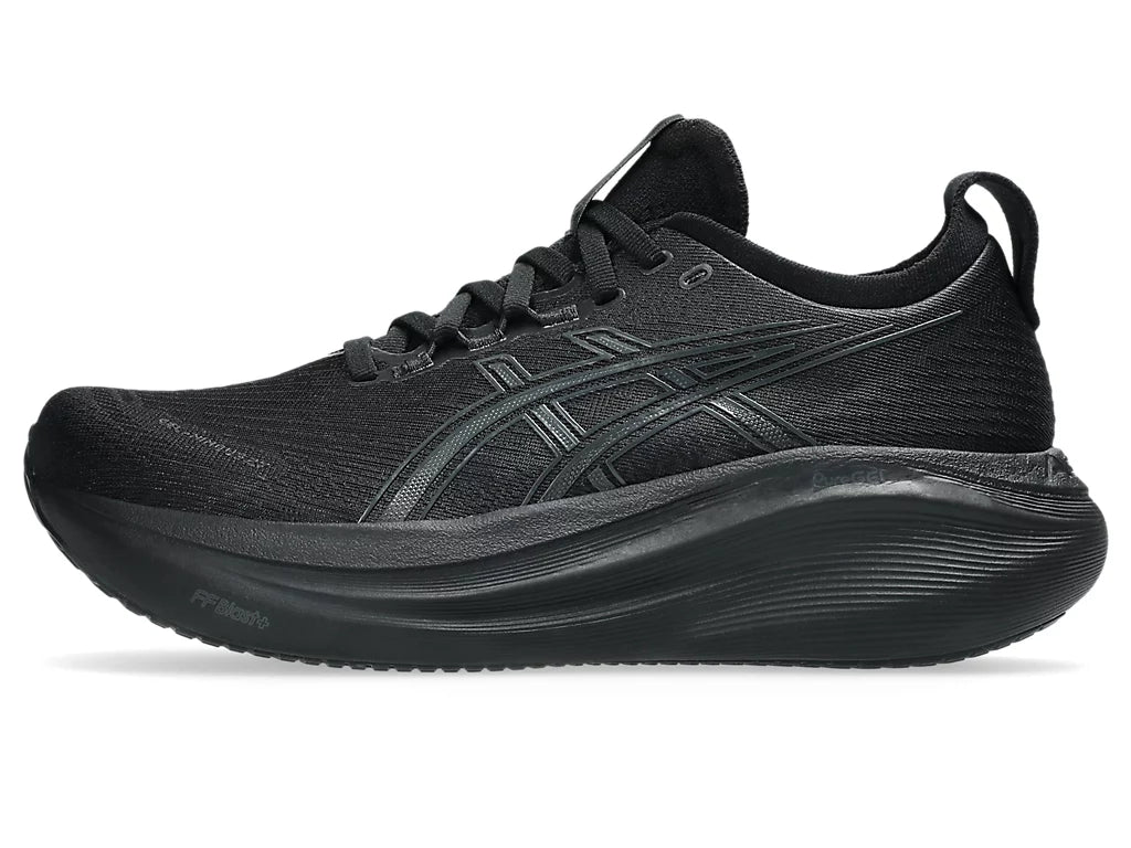 Women's ASICS Gel-Nimbus 27 - Black/Graphite Grey