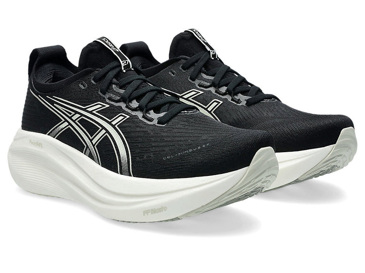 Women's ASICS Gel-Nimbus 27 - Black/Lake Grey