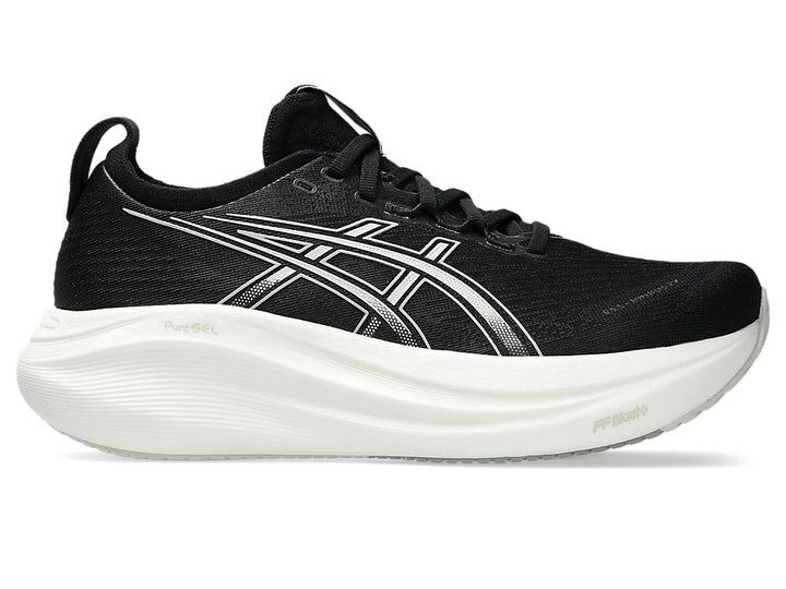 Women's ASICS Gel-Nimbus 27 - Black/Lake Grey