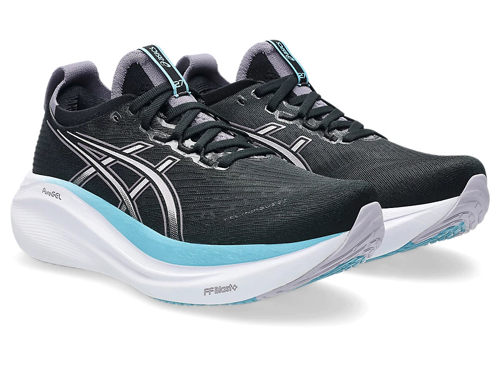 Women's ASICS Gel-Nimbus 27 - Black/Dusk Violet
