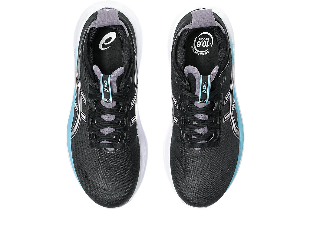 Women's ASICS Gel-Nimbus 27 - Black/Dusk Violet