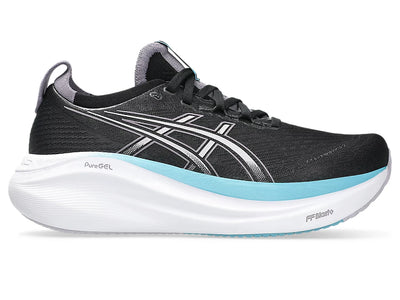 ASICS Gel-Nimbus 27 para mujer - Negro/Violeta crepuscular