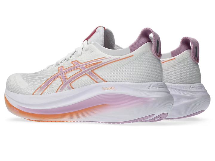Women's ASICS Gel-Nimbus 27 - White/Light Ube