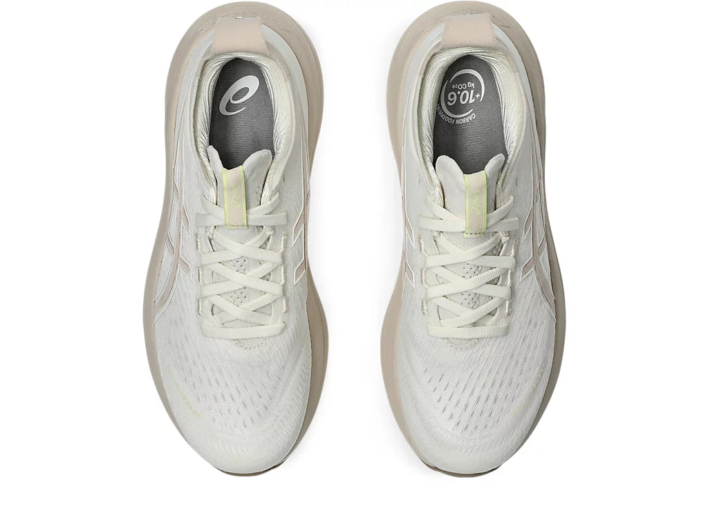 Women's ASICS Gel-Nimbus 27 - Cream/Mineral Beige