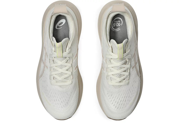 Women's ASICS Gel-Nimbus 27 - Cream/Mineral Beige