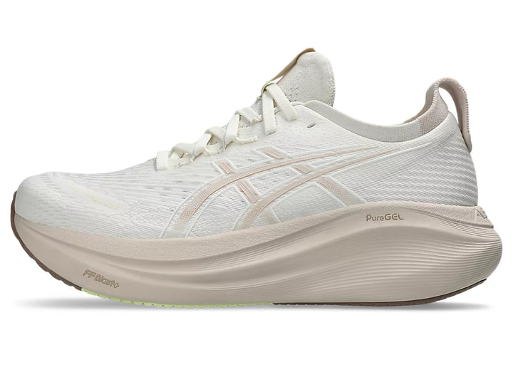 Women's ASICS Gel-Nimbus 27 - Cream/Mineral Beige