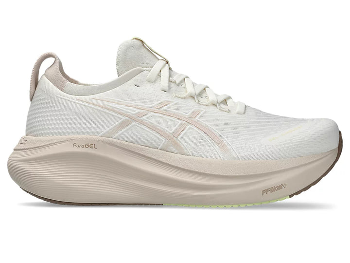 Women's ASICS Gel-Nimbus 27 - Cream/Mineral Beige