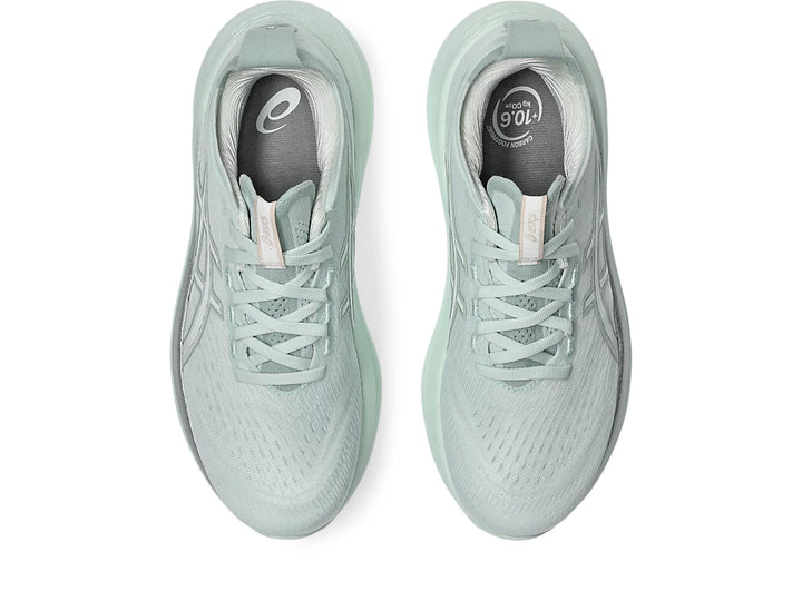 Women's ASICS Gel-Nimbus 27 - Pure Aqua/White