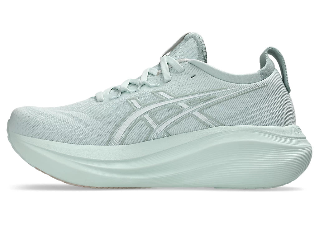 Women's ASICS Gel-Nimbus 27 - Pure Aqua/White