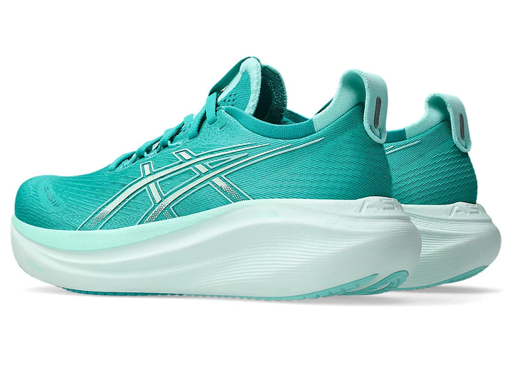 Women's ASICS Gel-Nimbus 27 - Wave Teal/Illuminate Mint