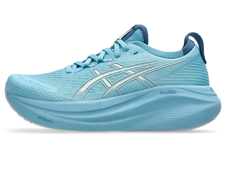 Women's ASICS ASICS Gel-Nimbus 27 - Stillwater/Cream