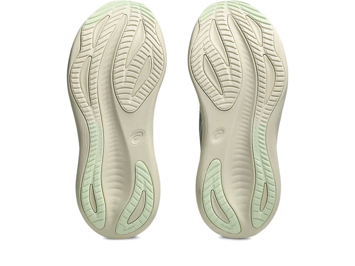 Women's ASICS Gel-Nimbus 27 - Monument Blue/Whisper Green