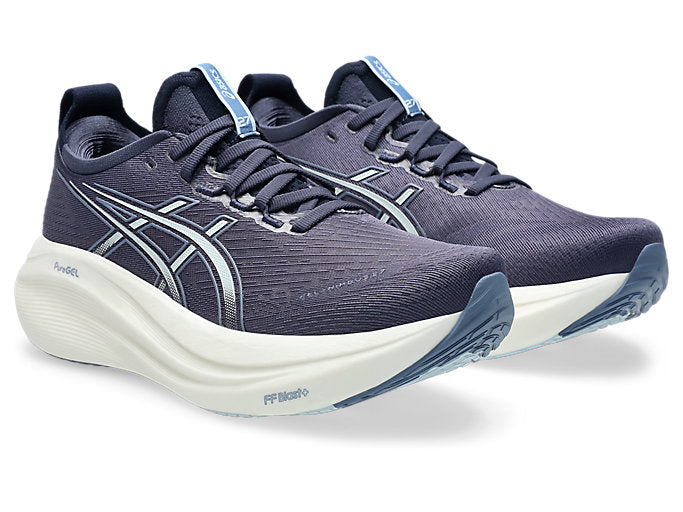 Asics Womens Gel Nimbus 27- Indigo Fog/Cool Grey (1012B753-500)