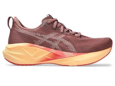 Women's Asics Novablast 5 - Dark Pink Clay/Rubble Red