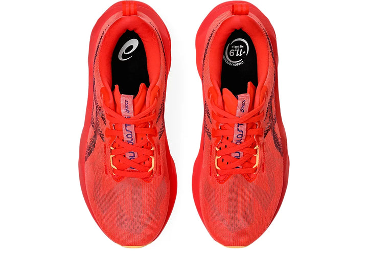Women's Asics Novablast 5 - Flash Red/Edo Purple