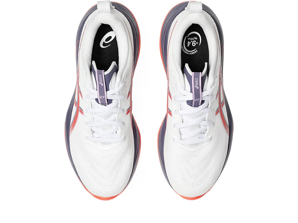 Women's Asics Gel-Cumulus 27 - White/Greyish Purple