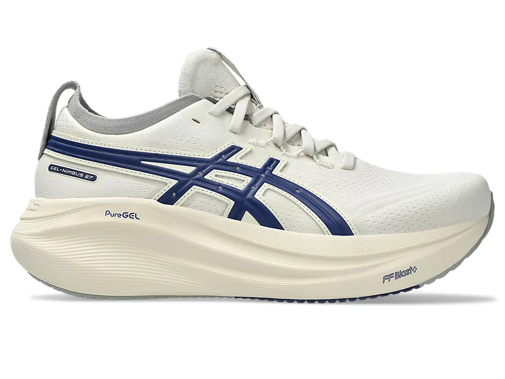 Asics Womens Gel Nimbus 27 ATC - Birch/Indigo Blue (1012B812-200)