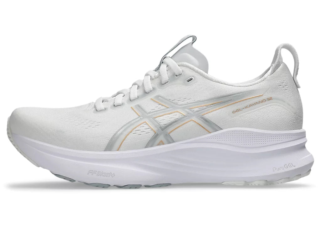 Women's Asics Gel-Kayano 32 - White/Champagne