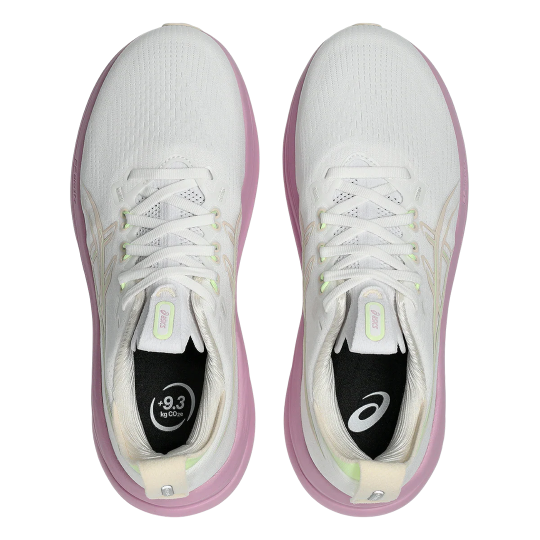 ASICS Women's GEL-NIMBUS 28 - WHITE/HAZY LILAC