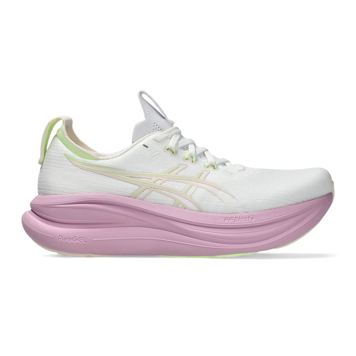 ASICS Women's GEL-NIMBUS 28 - WHITE/HAZY LILAC
