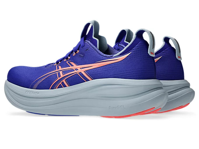 ASICS GEL-NIMBUS 28 para mujer - Explosión de cobalto/Coral solar