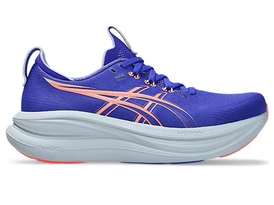 ASICS GEL-NIMBUS 28 para mujer - Explosión de cobalto/Coral solar
