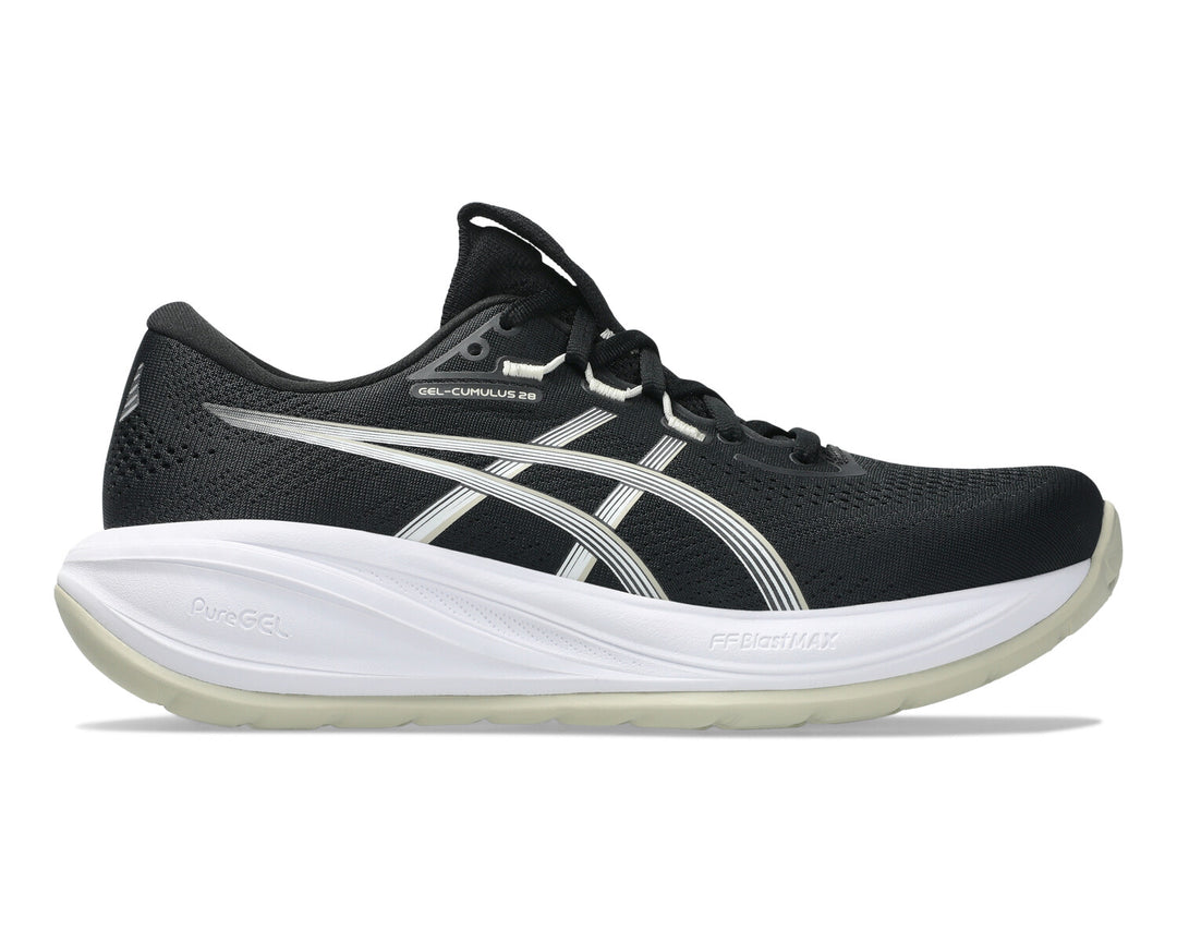 ASICS Women's GEL-CUMULUS 28 - BLACK/WHITE