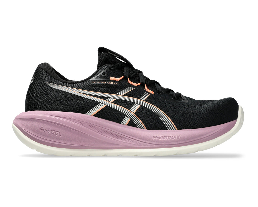 ASICS Women's GEL-CUMULUS 28 - BLACK/TARO PURPLE