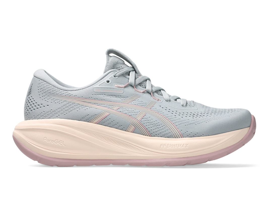 ASICS Women's GEL-CUMULUS 28 - PIEDMONT GREY/PEARL PINK