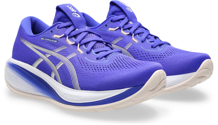 ASICS Women's GEL-CUMULUS 28 - COBALT BURST/IVORY quarter
