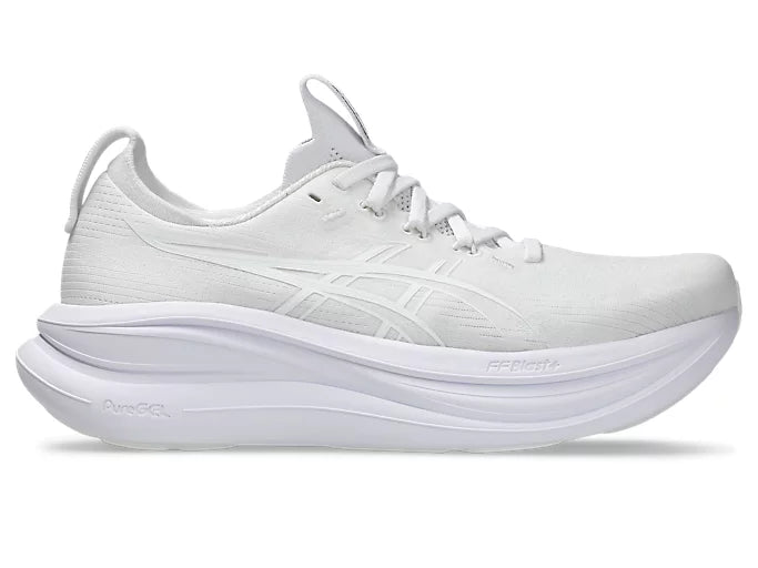 ASICS GEL-NIMBUS 28 Wide para mujer - BLANCO/BLANCO