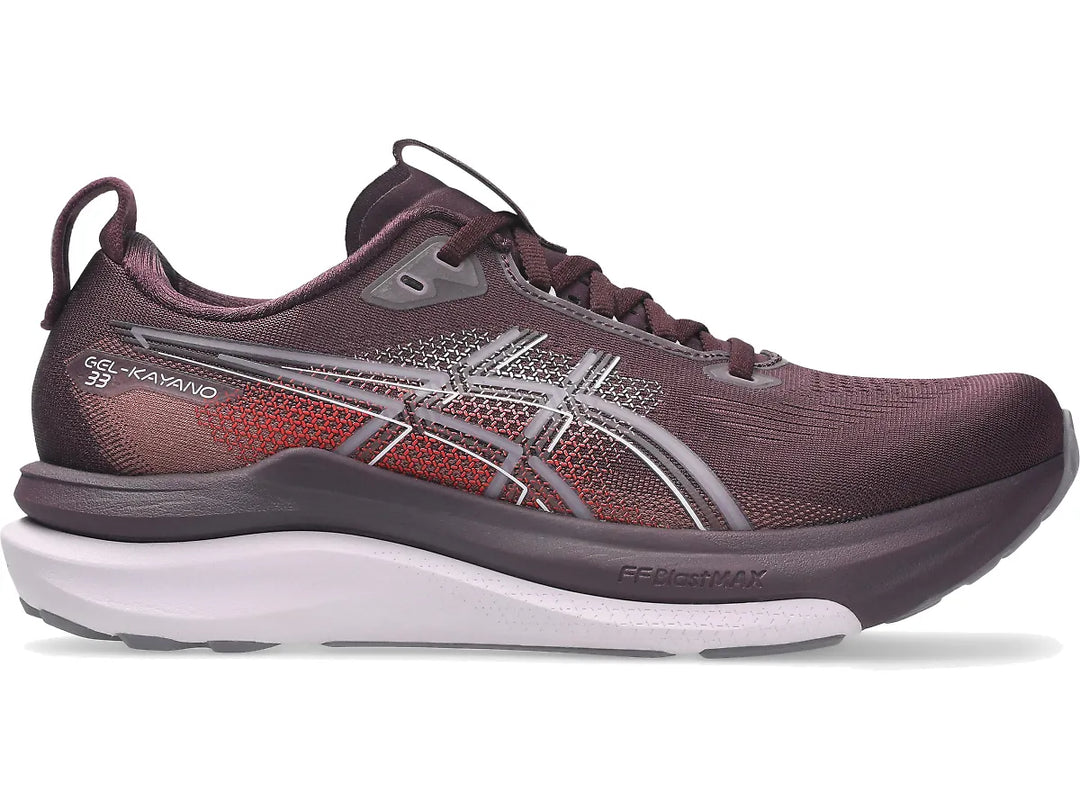 ASICS Women's GEL-KAYANO 33 - DARK AUBERGINE/DAHLIA