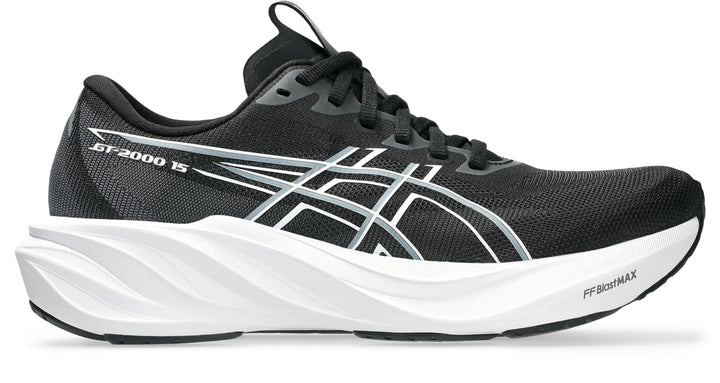 ASICS Women's GT-2000 15 Wide - BLACK/WHITE lateral