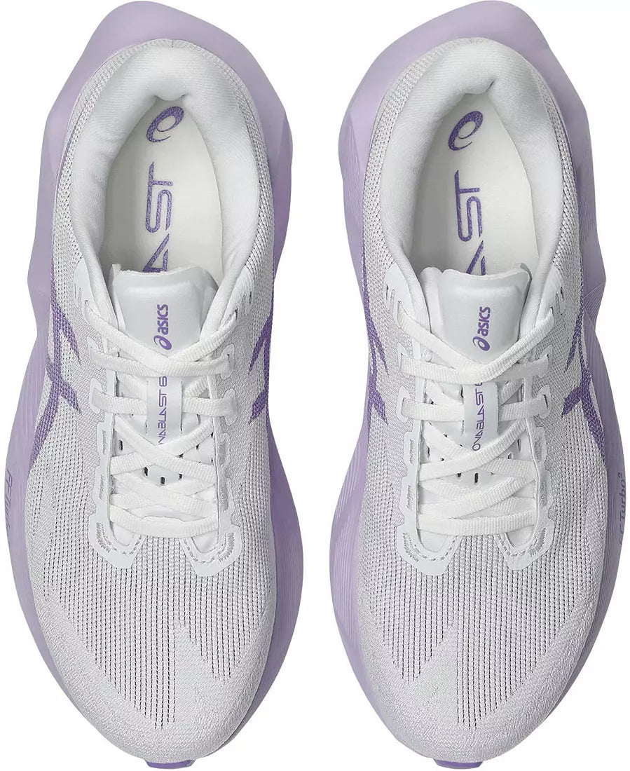 ASICS Women's NOVABLAST 6 WIDE - WHITE/MURASAKI