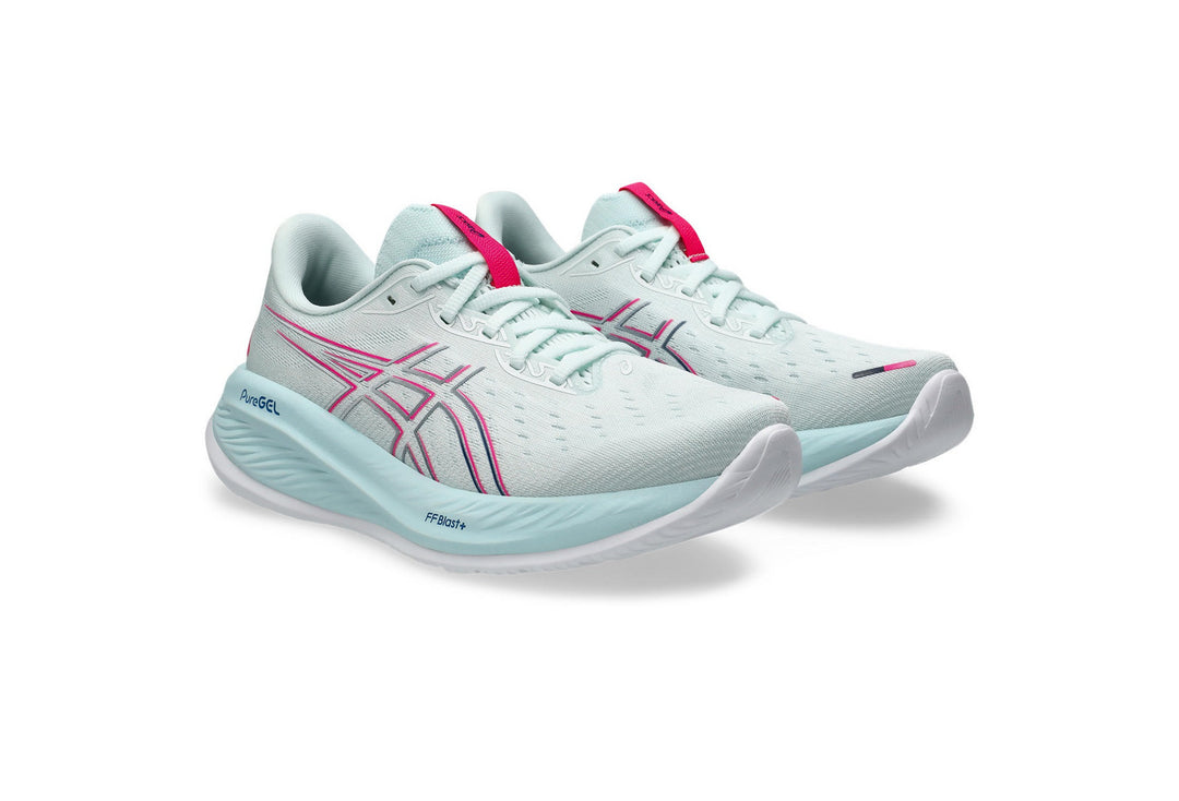 ASICS Gel Cumulus 26 Wide para mujer: color azul marino relajante (1012B600-401)