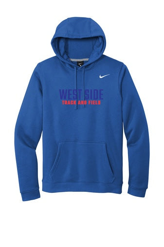 West Springfield Track Field Nike Club Fleece Pullover Hoodie