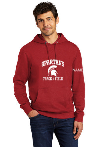 Sudadera con capucha polar unisex para adultos de East Longmeadow Track & Field (DT6100)