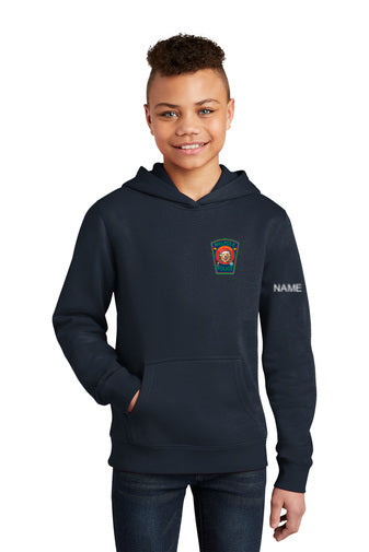 Sudadera con capucha de forro polar VIT™ para jóvenes de Walpole PD Xmas - District® (PC90YH) 
