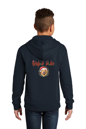 Walpole PD Xmas - District® Youth V.I.T.™ Fleece Hoodie - DT6100Y